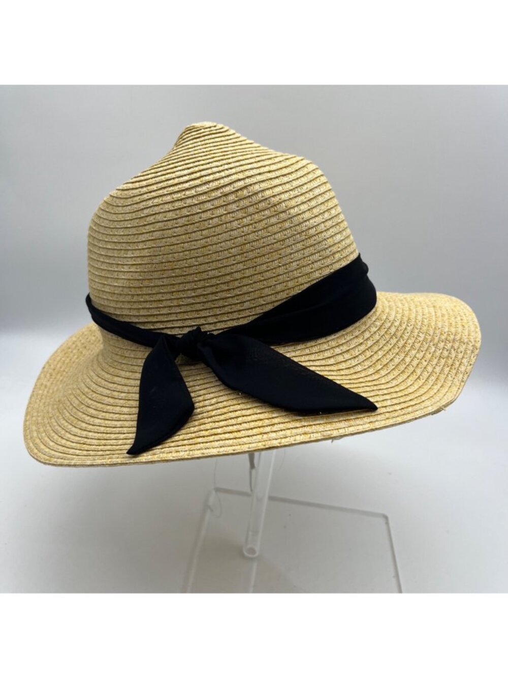 Giani Bernini Tan Women's Chiffon-Band Panama Hat - Picture 8 of 10